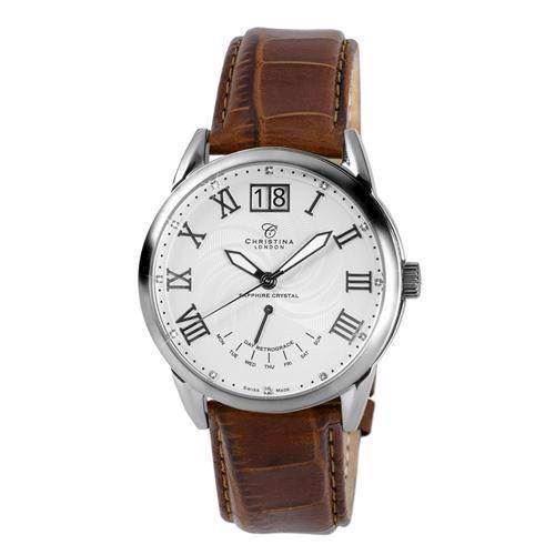 Image of Christina Watches herreur med 12 diamanter, 510SSBR